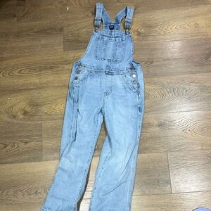 Light Blue Denim Overalls